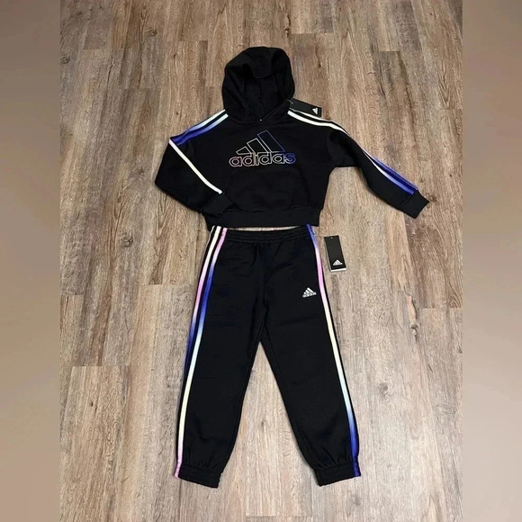 Adidas • Multi Colored Stripe 2 Piece Set - Picture 12 of 12